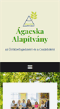 Mobile Screenshot of agacska.hu